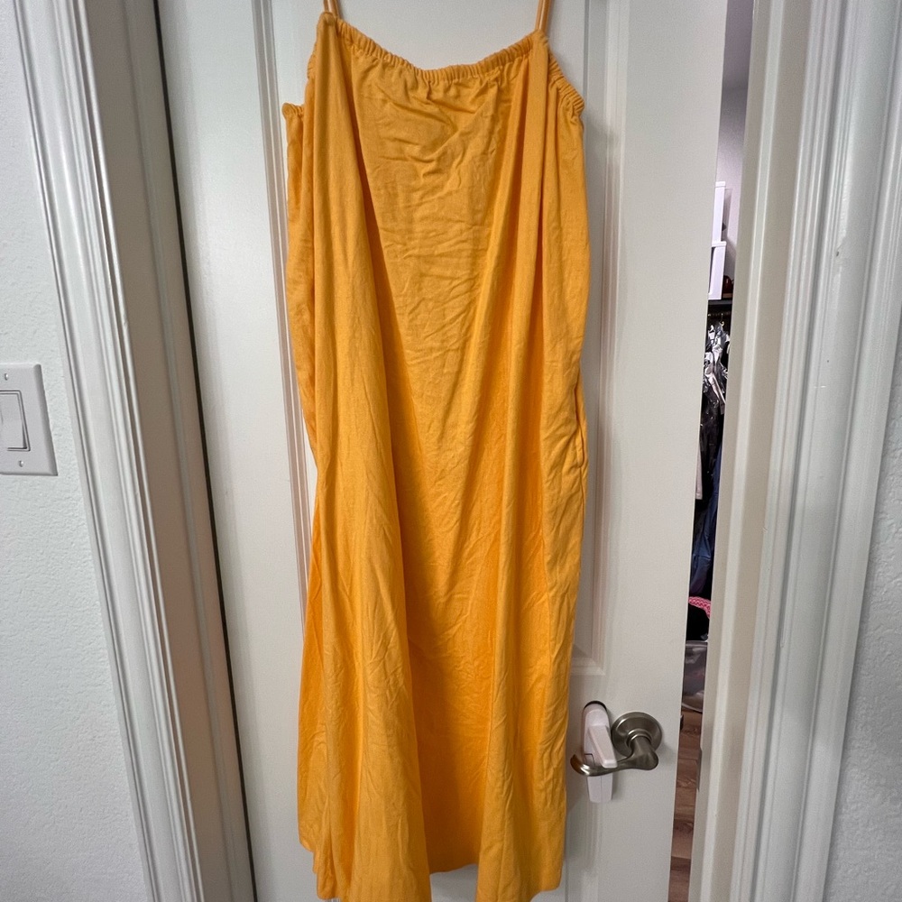 Target Tangerine Spaghetti Strap Dress